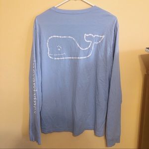 VINEYARD VINES Men’s Long Sleeve Tee- Blue